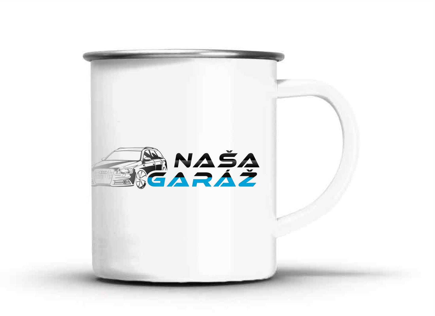 Kovový Hrnček Naša Garáž