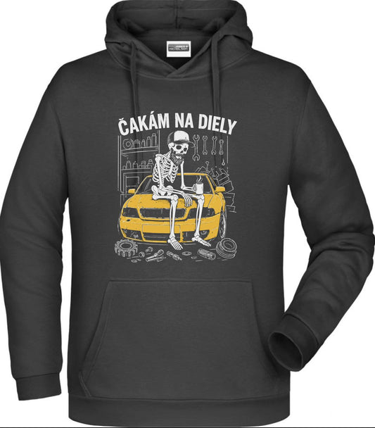 Mikina "Čakám na diely"